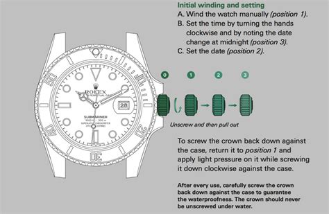 rolex how to adjust date|Rolex setting date and time.